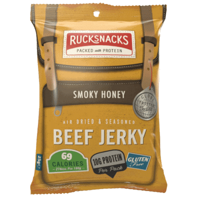 Rucksnacks Beef Jerky100% protein snack