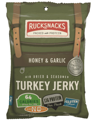Rucksnacks Turkey Jerky100% protein snack