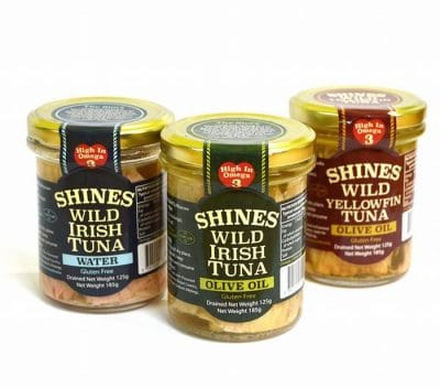Mixed Case of Shines seafood tuna jars at Caboose