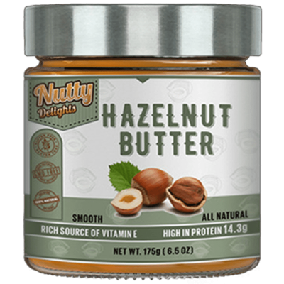 Jar of Hazel Nut Butter by Nutty Delights