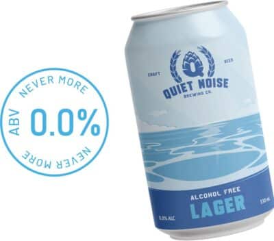 Can of non alcoholic Lager Beer