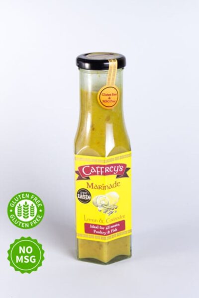 A jar of Caffrey’s Lemon & Coriander Marinade (250g)