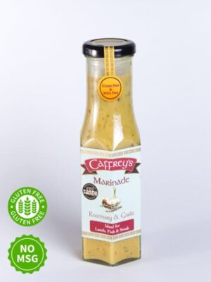 A jar of Caffrey’s Rosemary & Garlic Marinade (250g)