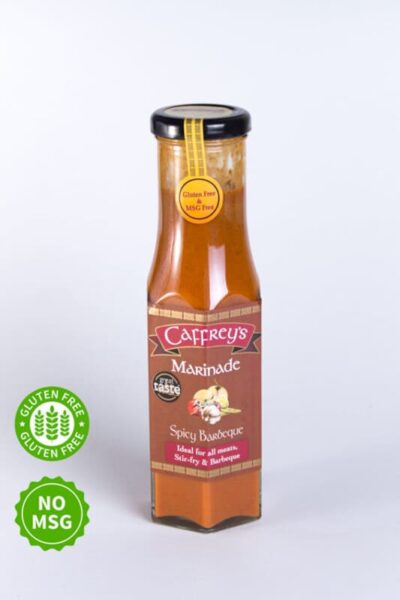 A jar of Caffrey’s Spicy Barbeque Marinade (250g)