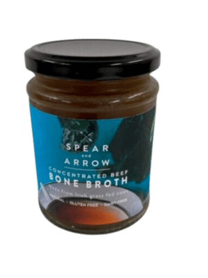 Jar of Spear and Arrow Natural Beef Bone Broth Plain