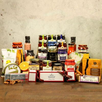 Selection of Irish Artisan Foods for Christmas Hamper Deluxe at Caboose