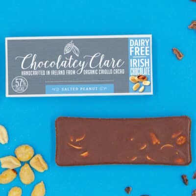 Salted Peanut Bar front of packaging by Chocolatey Clare